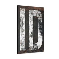 Idaho State Wall Art Canvas Sign - Western Typography Art Print