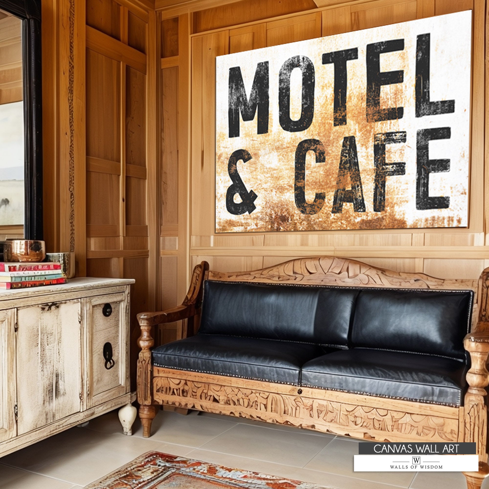 Walls of Wisdom | Large Wall Art Murals & Rustic Western Decor