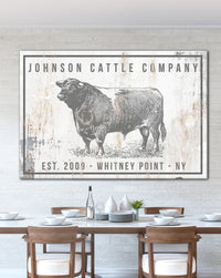 Personalized Home Decor Farm Sign - Personalized Gift Ideas for Modern Farmhouse Wall Art