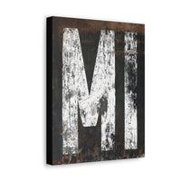 Michigan State Sign Canvas Art - MI Home State Wall Art: From Western to Boho, a Decorative Masterpiece