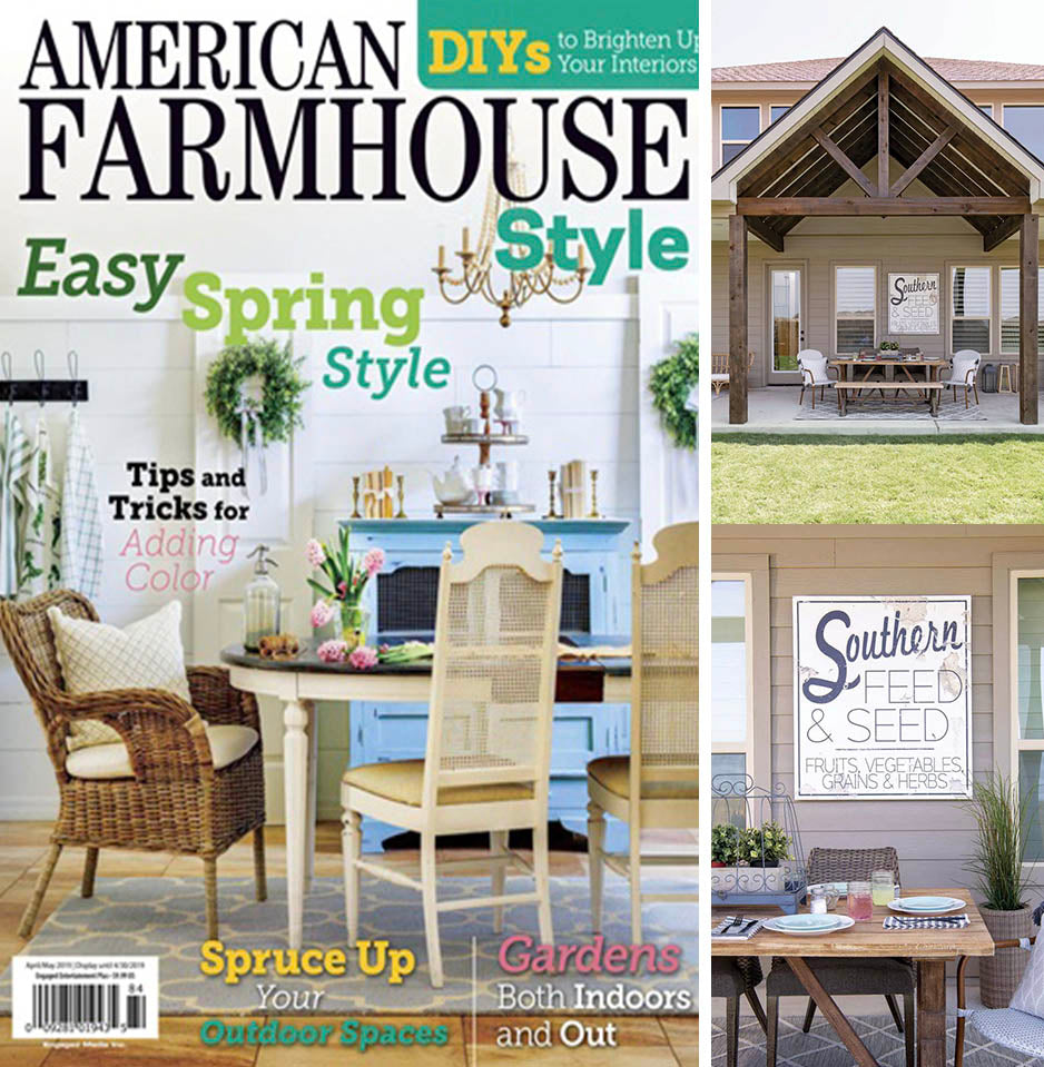 A Customized Texas Farmhouse  / @ourfauxfarmhouse