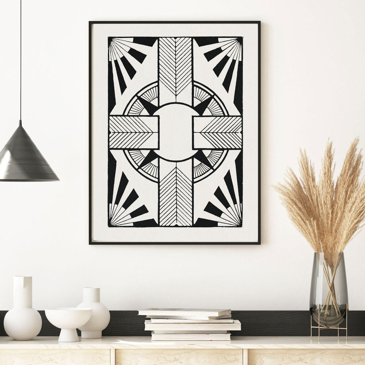 Abstract Cross Poster Print