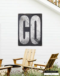Colorado-Inspired Vinyl Banner - Vibrant Outdoor Decor