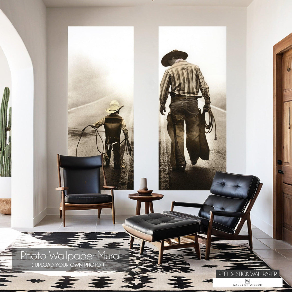 Custom peel and stick wallpaper photo mural
