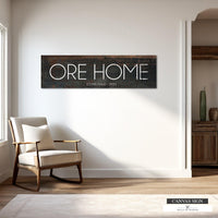 Black Personalized Farmhouse Name Canvas Wall Art NLSC0127