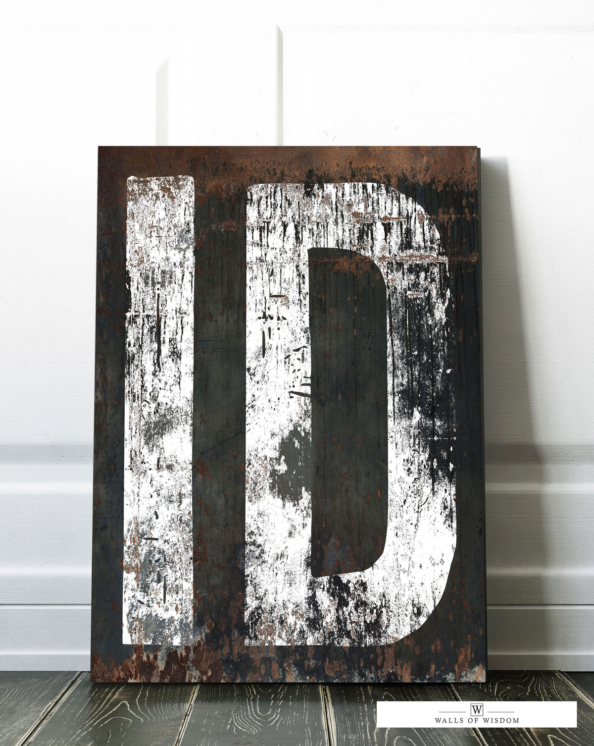 Where Industrial Chic Meets Farmhouse Cozy: Unveiling Our Vintage Idaho Home State Canvas Wall Art