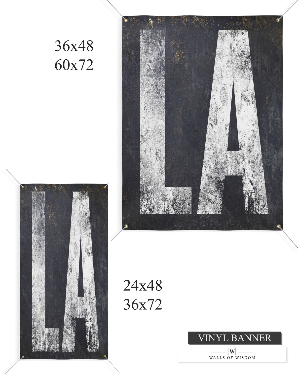Louisiana Inspired Outdoor Vinyl Bar Sign -  LA State Distressed Typography for Patio & Garden Spaces