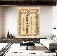 Elegant vintage tobacco advertising wallpaper, ideal for lounge or dining area decor