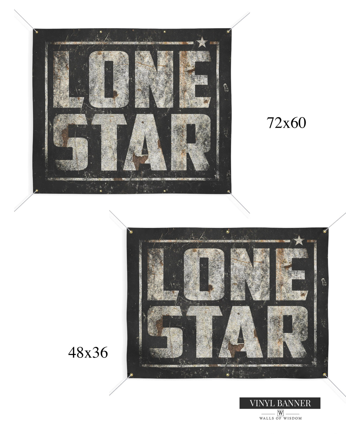 Lone Star State Texas Style Bar Wall Decor - Outdoor Patio Bar Sign