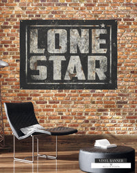 Lone Star State Texas Style Bar Wall Decor - Outdoor Patio Bar Sign