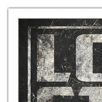 Unframed Lone Star themed wall art print perfect for Western or farmhouse decor