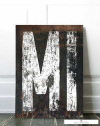 Michigan State Sign Canvas Art - MI Home State Wall Art: From Western to Boho, a Decorative Masterpiece