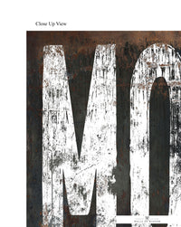 Authentic Missouri Home State Canvas Wall Art: Ultimate Fusion of Retro Industrial and Western Farmhouse Styles