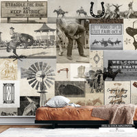 DIY-friendly vintage cowboy wall art for modern farmhouse homes

