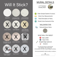 Peel and Stick Removable Wallpaper Mural Art
