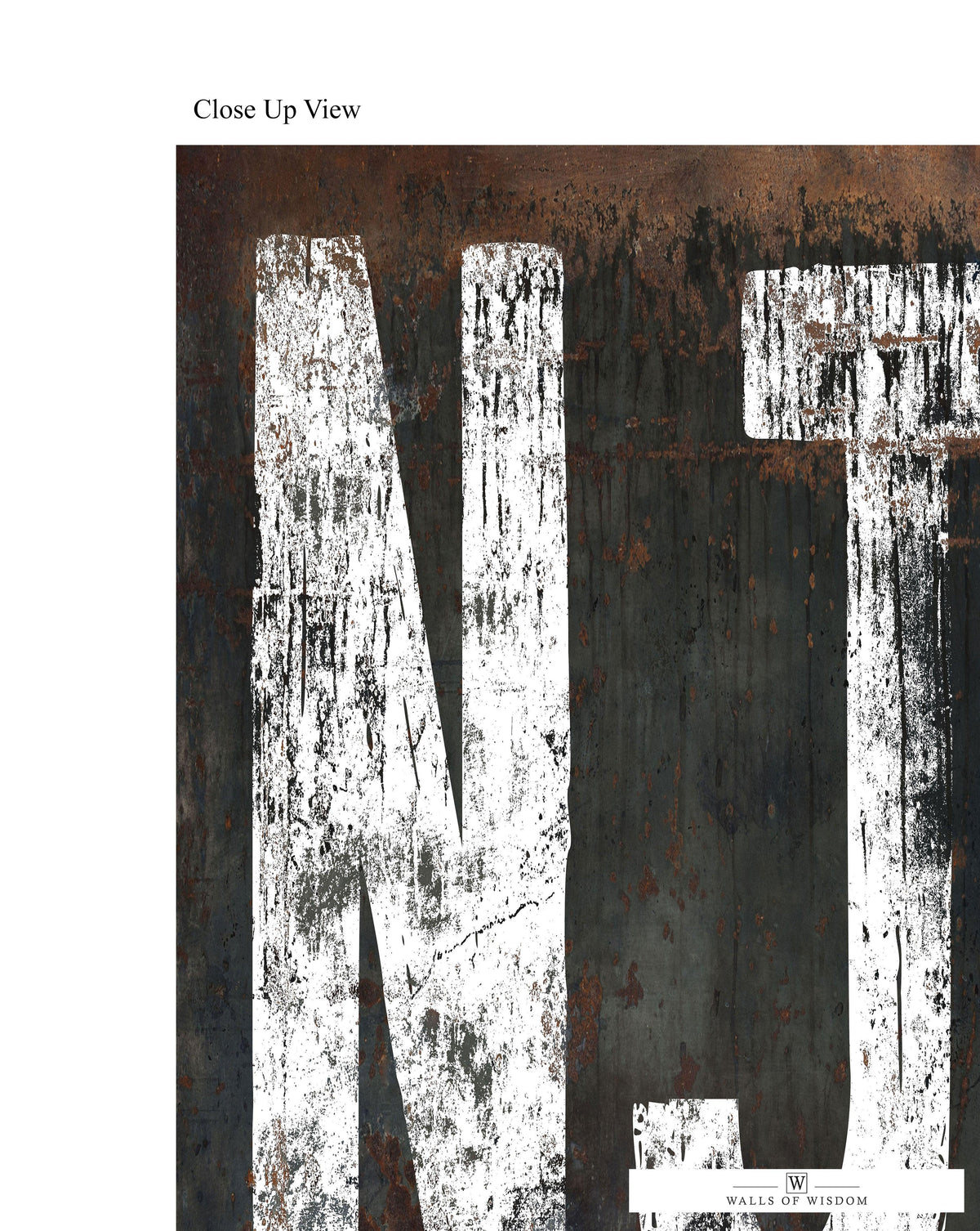 Vintage New Jersey Typography Wall Art: Rustic Elegance Meets Industrial Cool