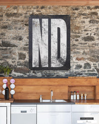 North Dakota Native Backyard Bar Grill Sign