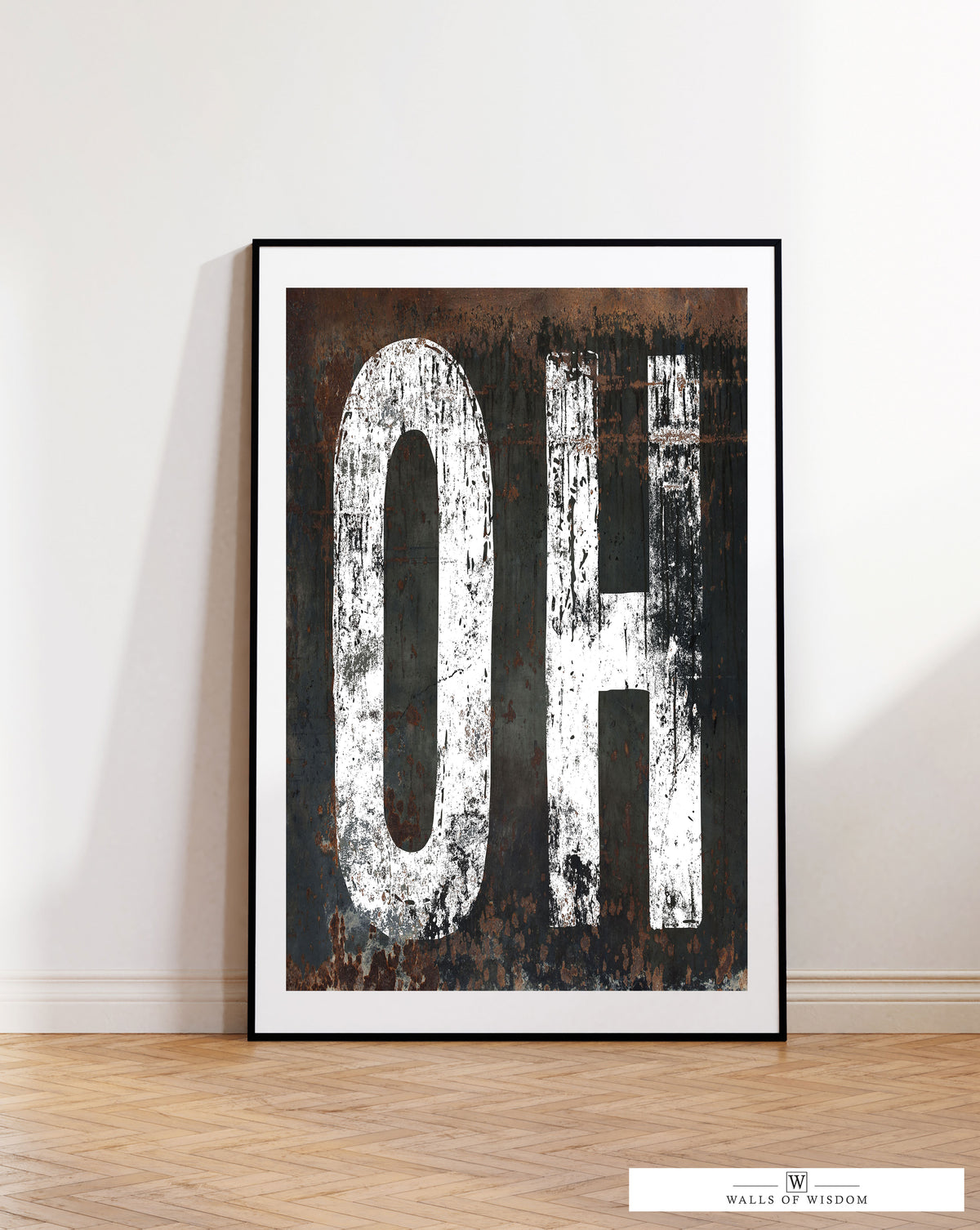 Ohio Home State Poster Print - OH State Southwest Vintage Style Print Gallery Wall Art