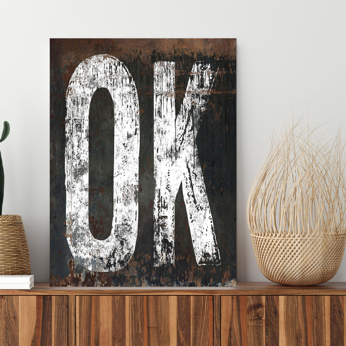 Oklahoma Home State Canvas Art Print: A Soulful Tribute to the Sooner State