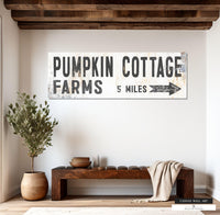 Cozy Cottagecore Fall Decor - Pumpkin Cottage Farms Canvas