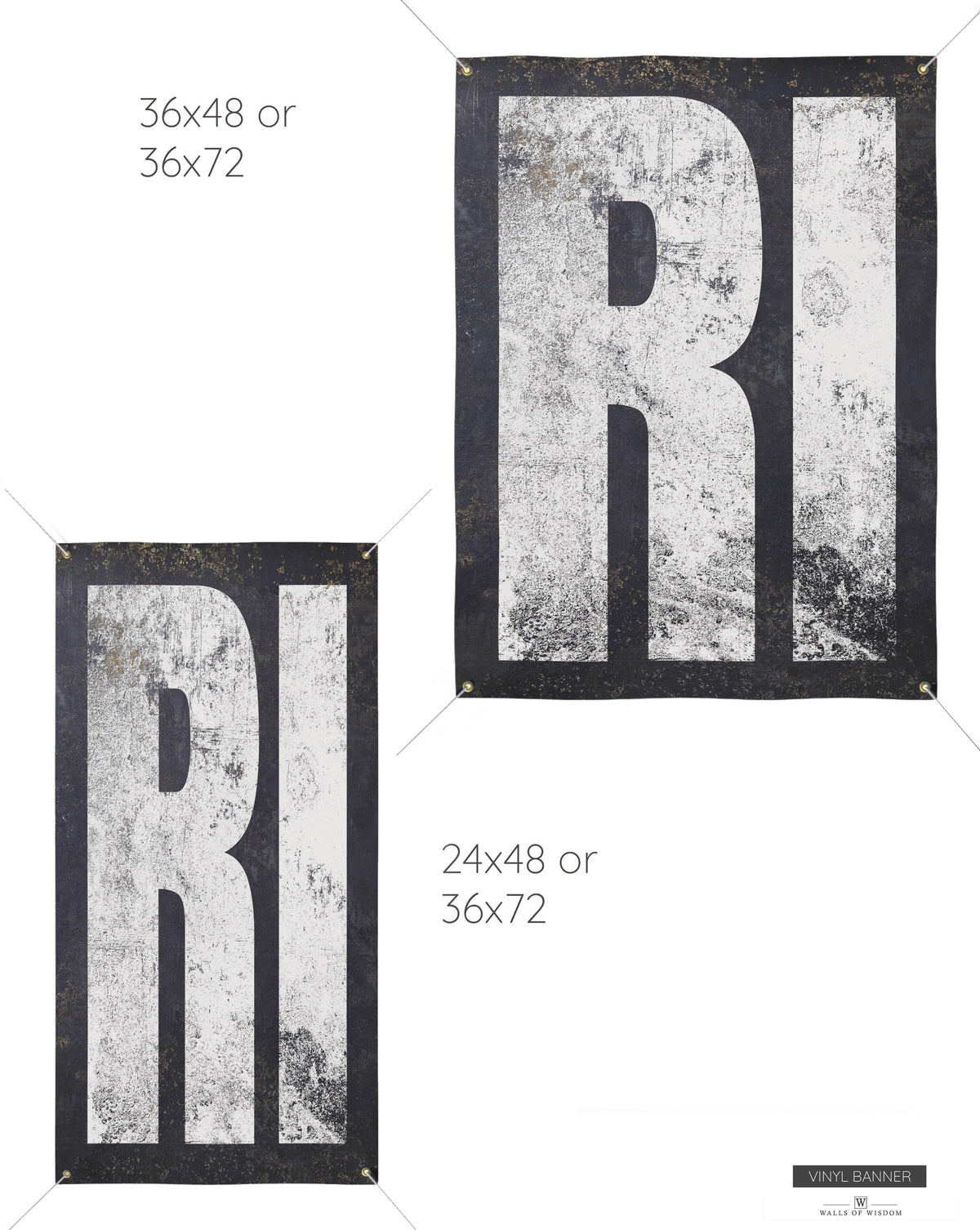 Rhode Island Coastal Elegance: Weather-Resistant Vinyl Banner Patio Decor