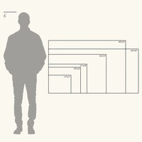 Horizontal Sizing Chart Wall Art