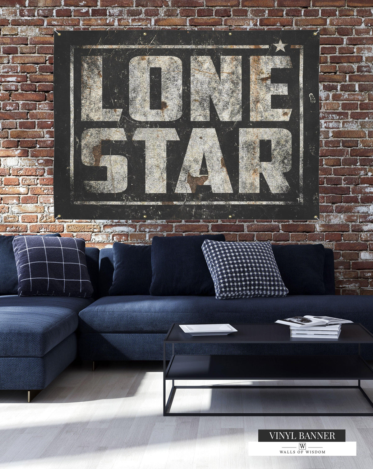 Lone Star State Texas Style Bar Wall Decor - Outdoor Patio Bar Sign