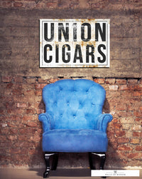 Vintage Cigar Bar and Lounge Sign Canvas Wall Art  - Cocktail Bar Sign