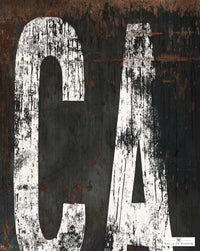 State of California Vintage Poster Print - CA Home State Rustic Bar Decor
