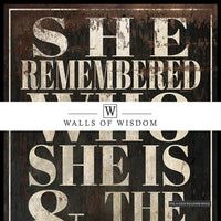 Removable and renter-friendly motivational wallpaper in western decor style.