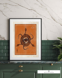Mystic Medusa Poster Print: An Enchanting Touch for Eclectic Gallery Walls and Halloween Décor