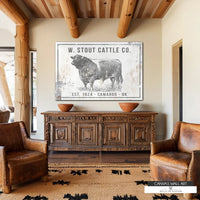 Personalized Home Decor Farm Sign - Personalized Gift Ideas for Modern Farmhouse Wall Art