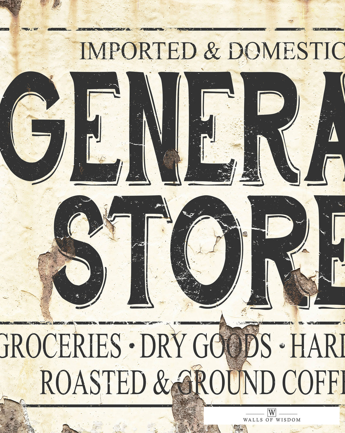 Vintage General Store Poster Print - Old Timey Rustic Signs