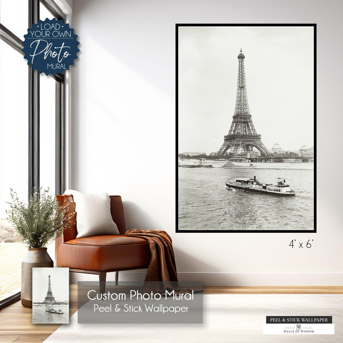 Custom Photo Mural Wallpaper | Design Your Own Peel and Stick Wallpaper
