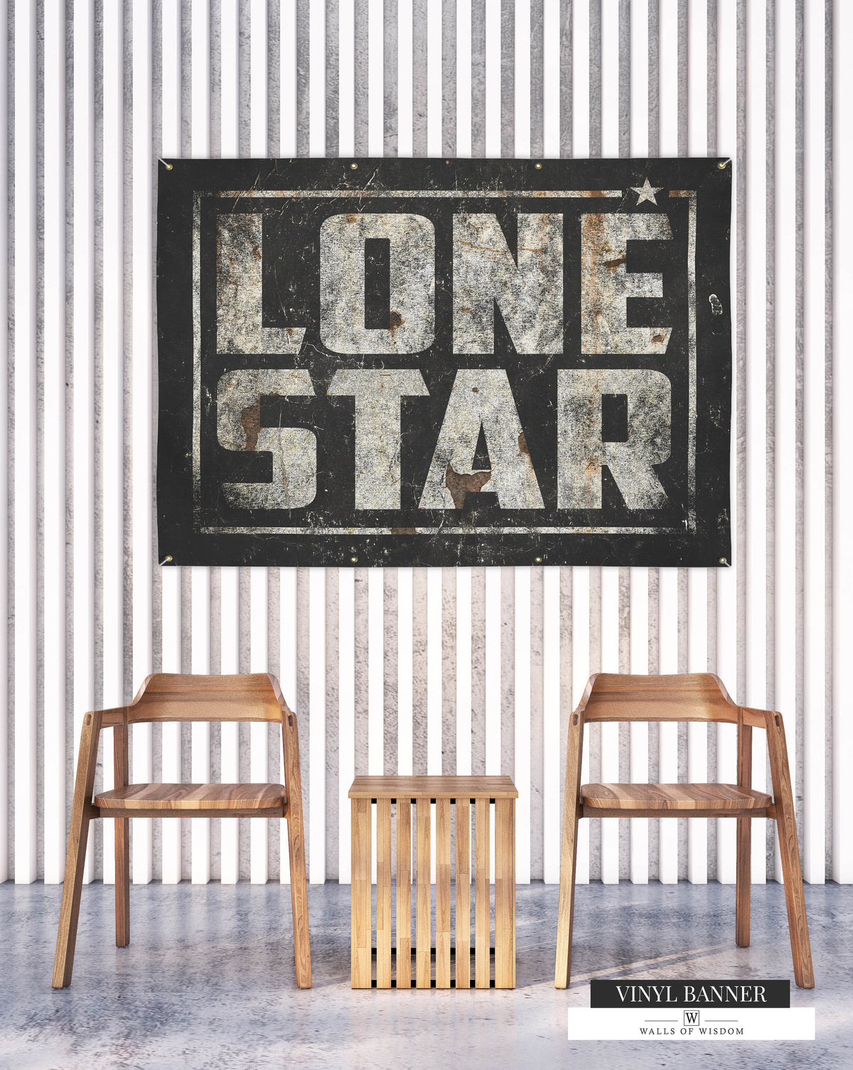 Lone Star State Texas Style Bar Wall Decor - Outdoor Patio Bar Sign