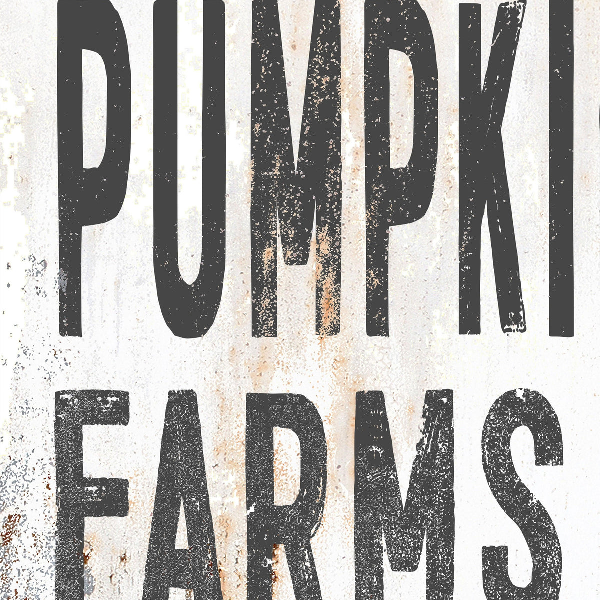 Vintage Hand-Painted Pumpkin Cottage Farms Wall Art