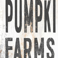Vintage Hand-Painted Pumpkin Cottage Farms Wall Art