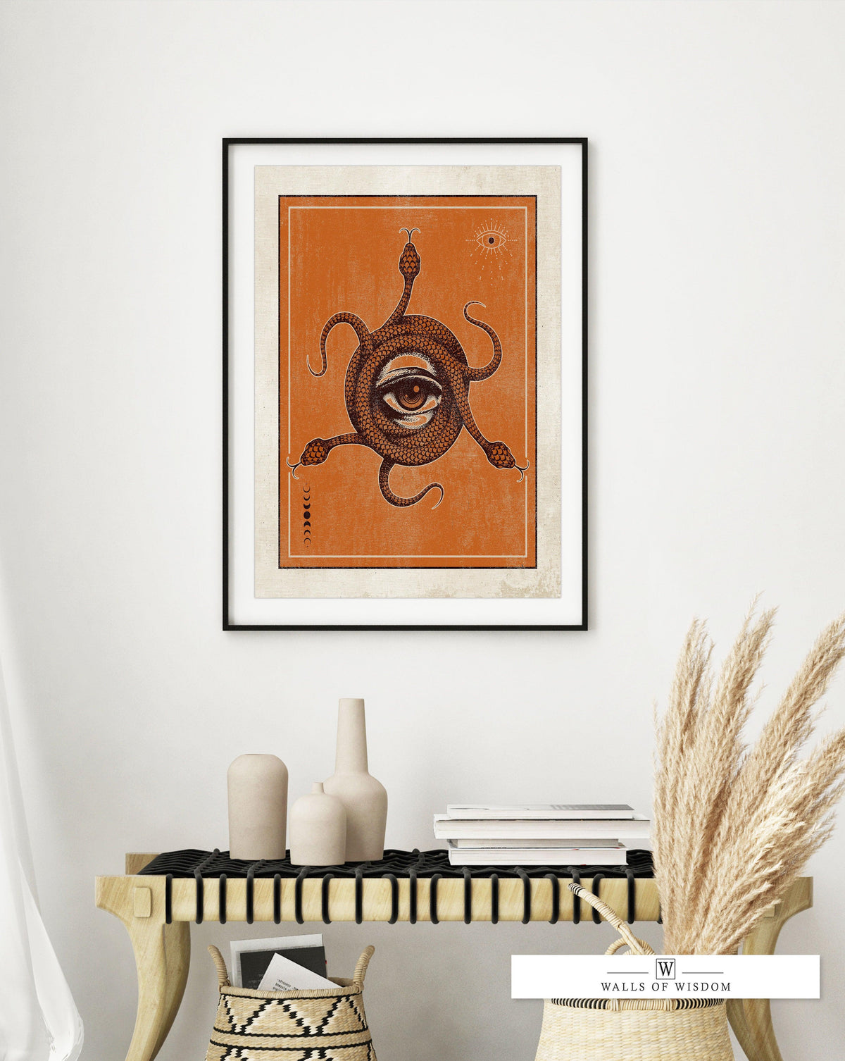 Mystic Medusa Poster Print: An Enchanting Touch for Eclectic Gallery Walls and Halloween Décor