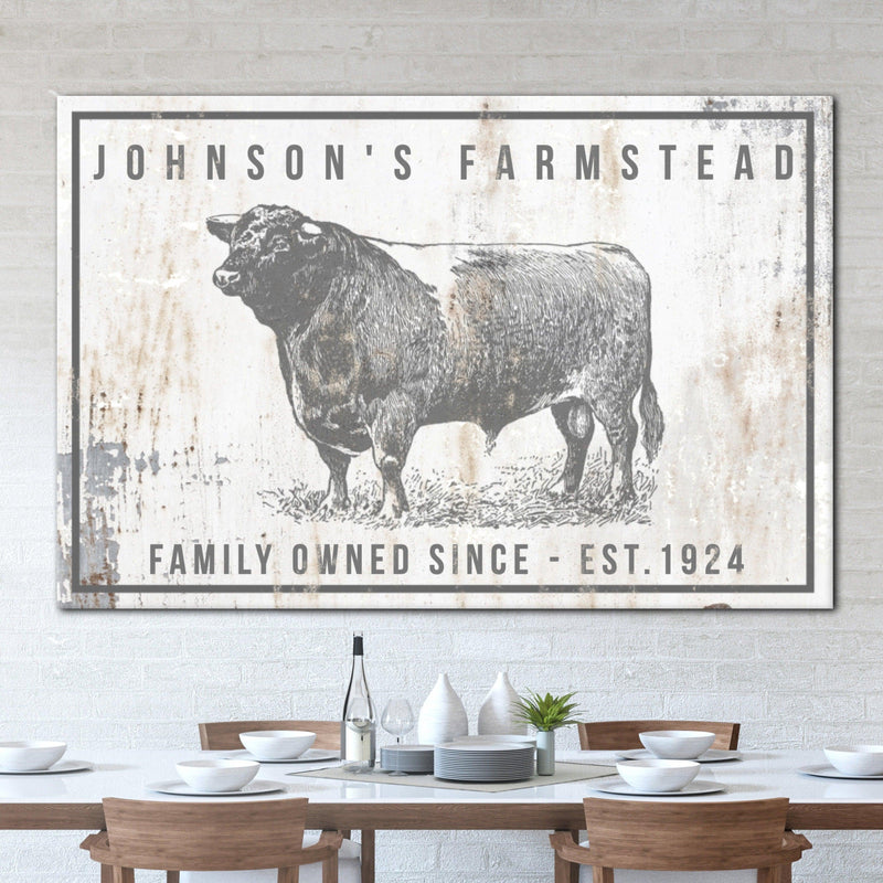 Personalized Home Decor Farm Sign - Personalized Gift Ideas for Modern Farmhouse Wall Art