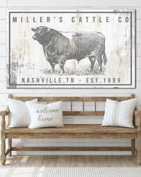 Personalized Home Decor Farm Sign - Personalized Gift Ideas for Modern Farmhouse Wall Art