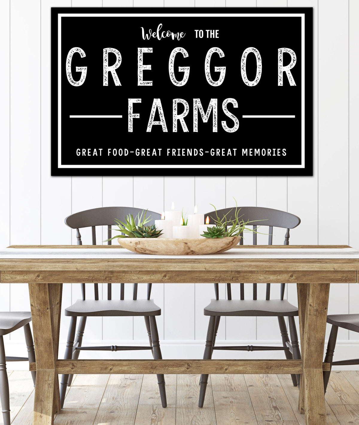 Personalized Home Sign  - Family Established Name Sign - Last Name Sign