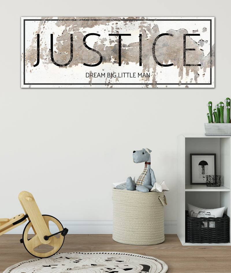 Farmhouse Decor Name Sign for Kids Rooms Canvas Prints