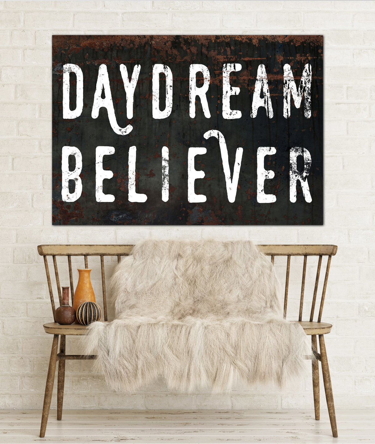 Daydream Believer Modern Farmhouse Canvas Wall Art