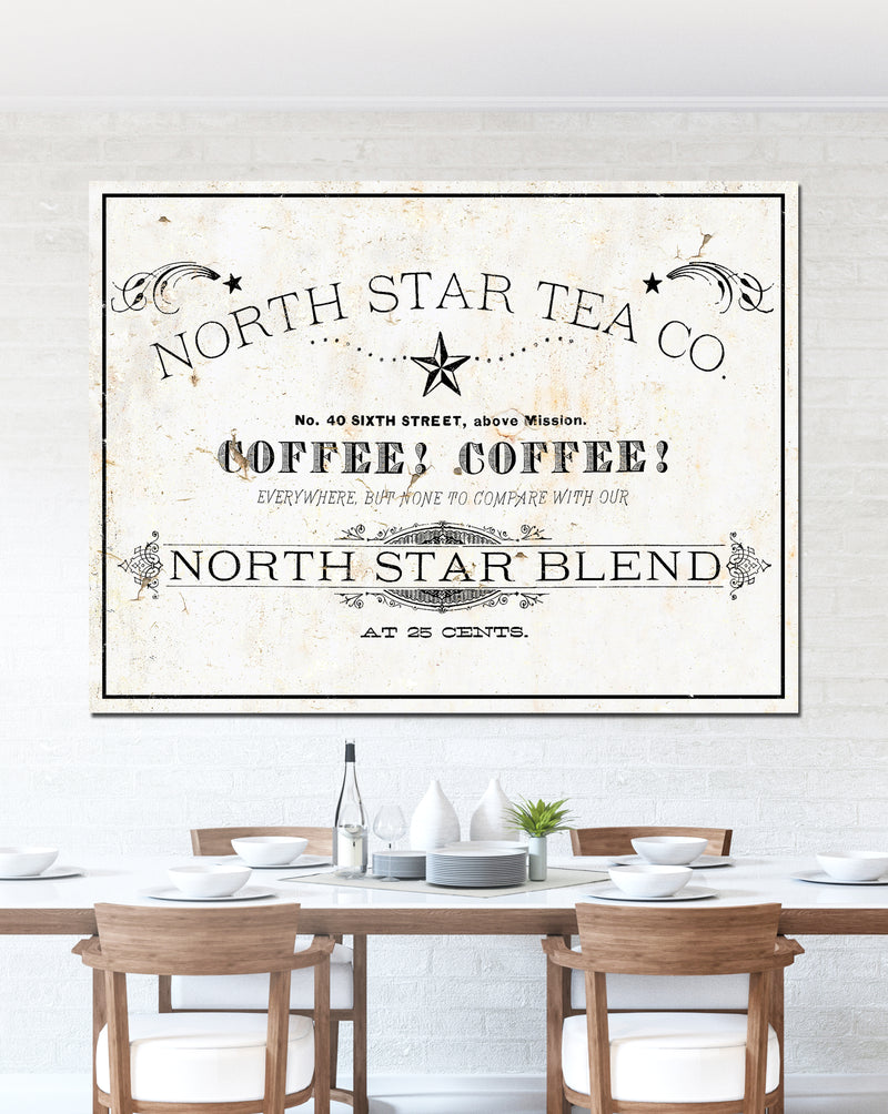 Farmhouse Decor Wall Art Tea Sign For Kitchen French Cottage Sign