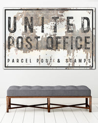 Personalized Vintage Bar Sign Canvas Art - Personalized Farmhouse Decor Wall Art