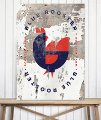 Chippy White Farmhouse Logo to Canvas Wall Art Print - LT16