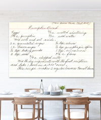 Solid White Custom Sign Business Logo to Canvas Wall Art - LT9