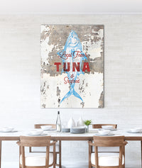 Chippy White Farmhouse Logo to Canvas Wall Art Print - LT16