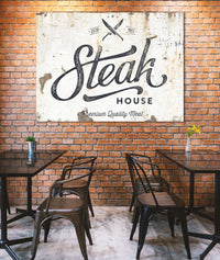 Creamy Metal Style Logo to Canvas Art Print - LT17