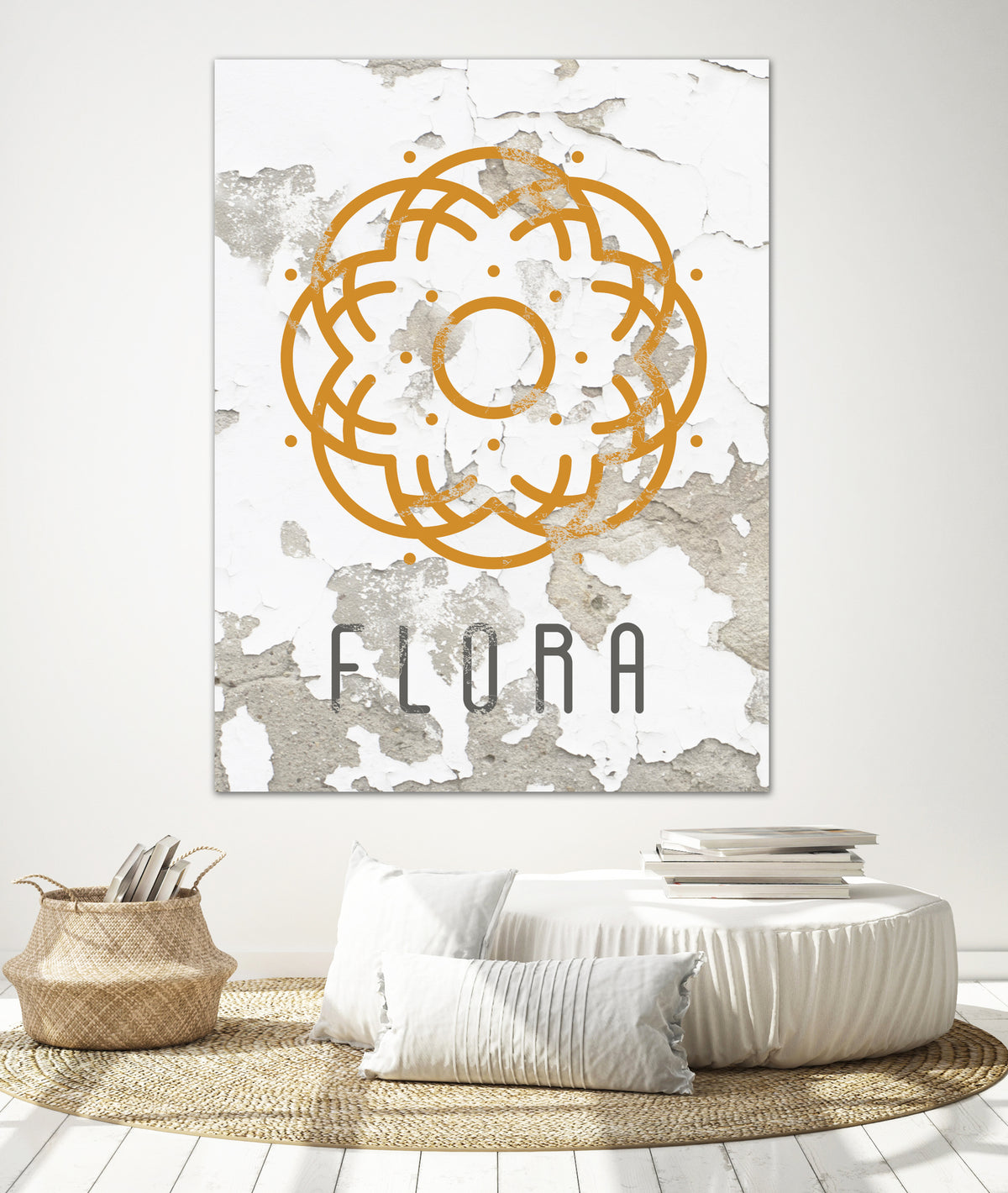Chippy White Logo to Canvas Business Wall Art  - LT2